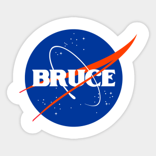 Nasa - Bruce Sticker